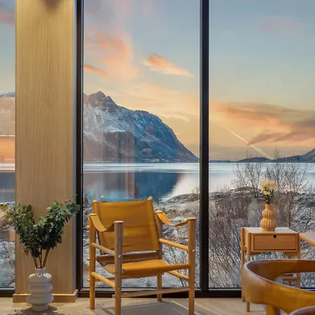Luksushytte Sentralt I Lofoten Kleppstad Exterior photo