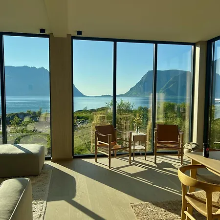 Luksushytte Sentralt I Lofoten Kleppstad Exterior photo