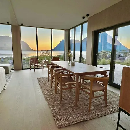 Luksushytte Sentralt I Lofoten Kleppstad Exterior photo